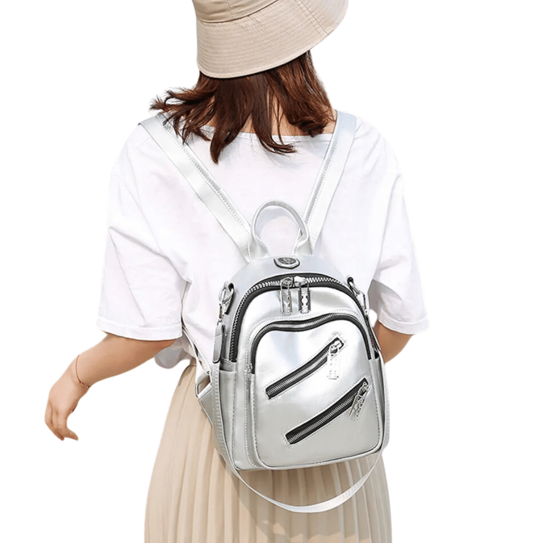 Mochila de couro província Alana