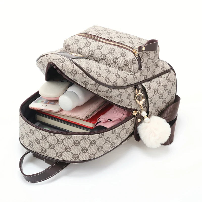 Mochila de couro Naty, novo modelo 2025