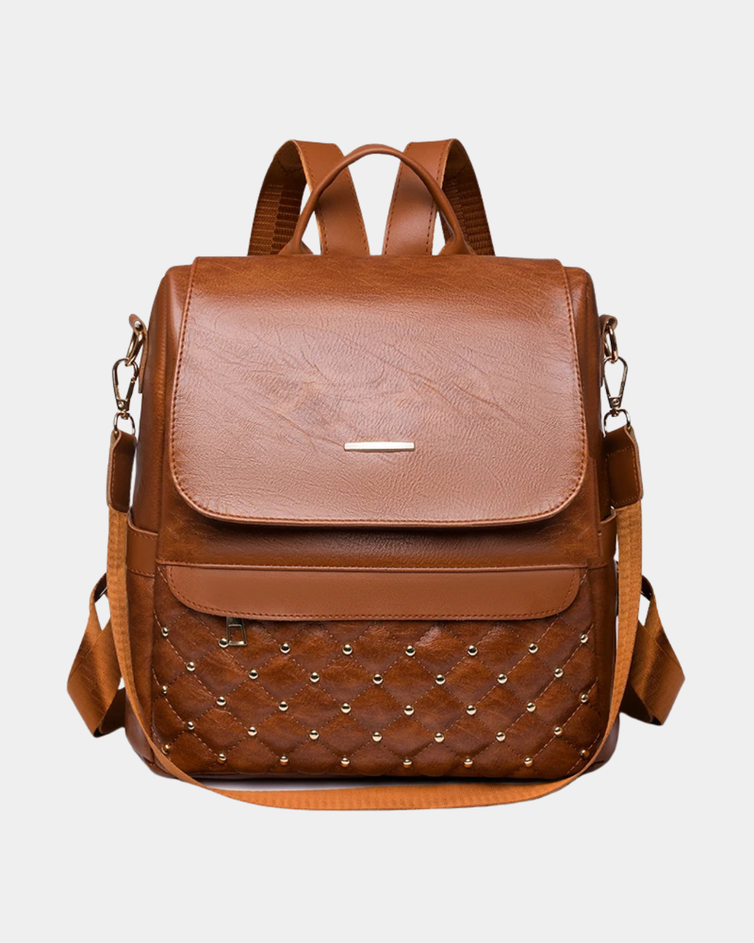 Mochila feminina de couro Fox