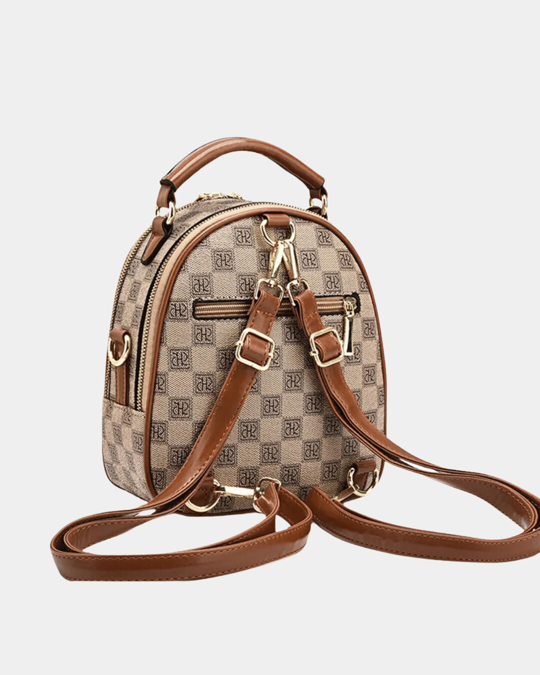 Mochila Vick com divisórias de couro