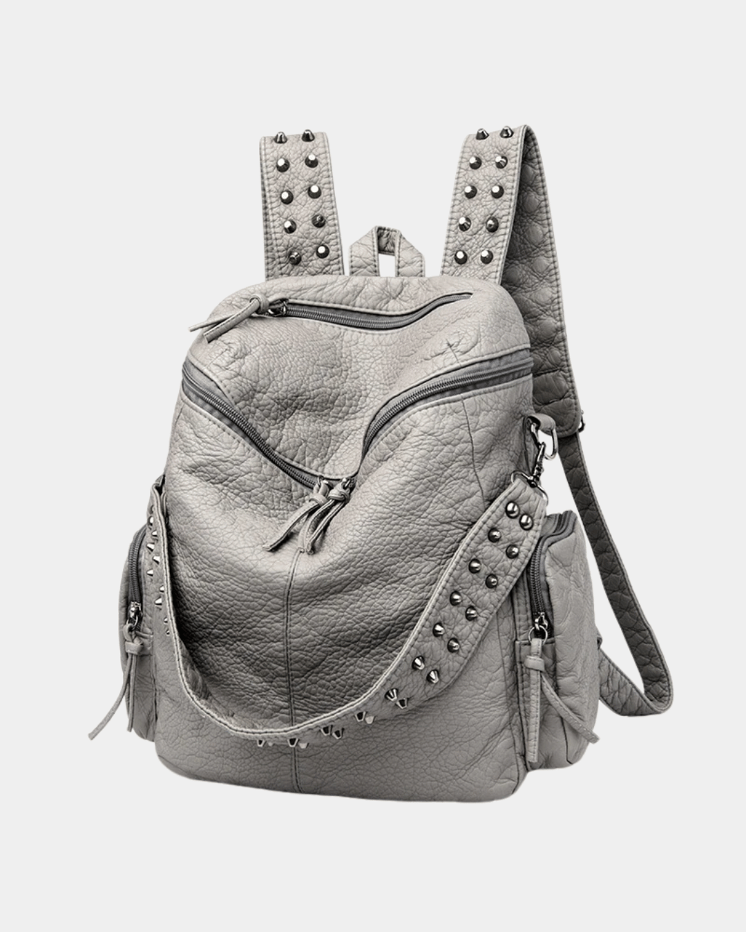 Mochila Fusion Spikes em couro