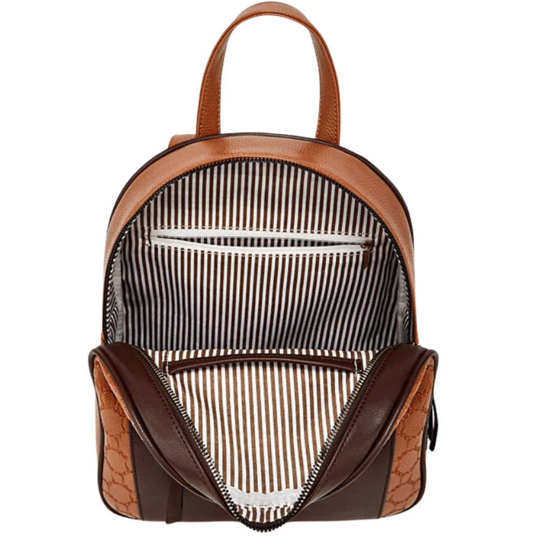 Kit mochila de couro Samira