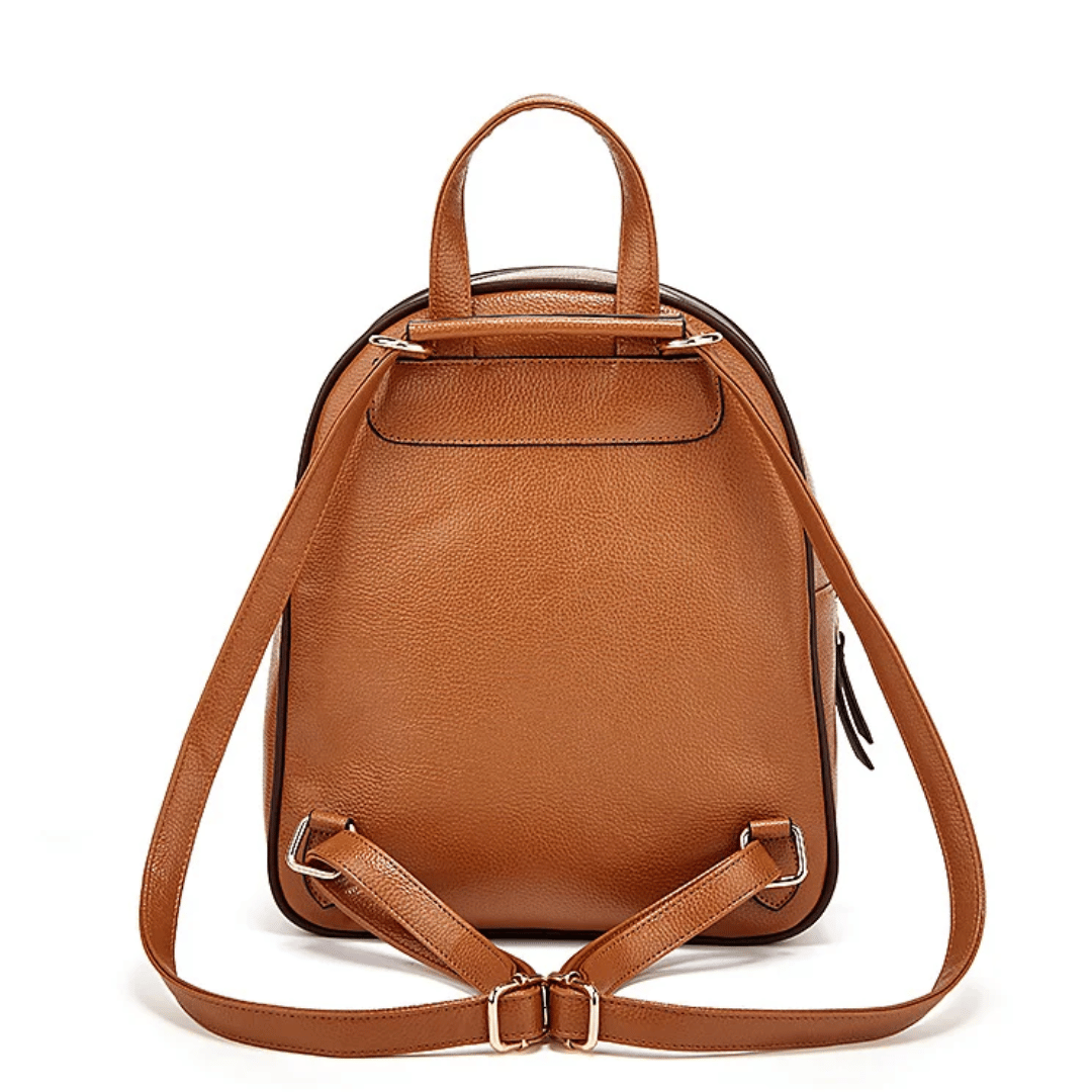 Kit mochila de couro Samira