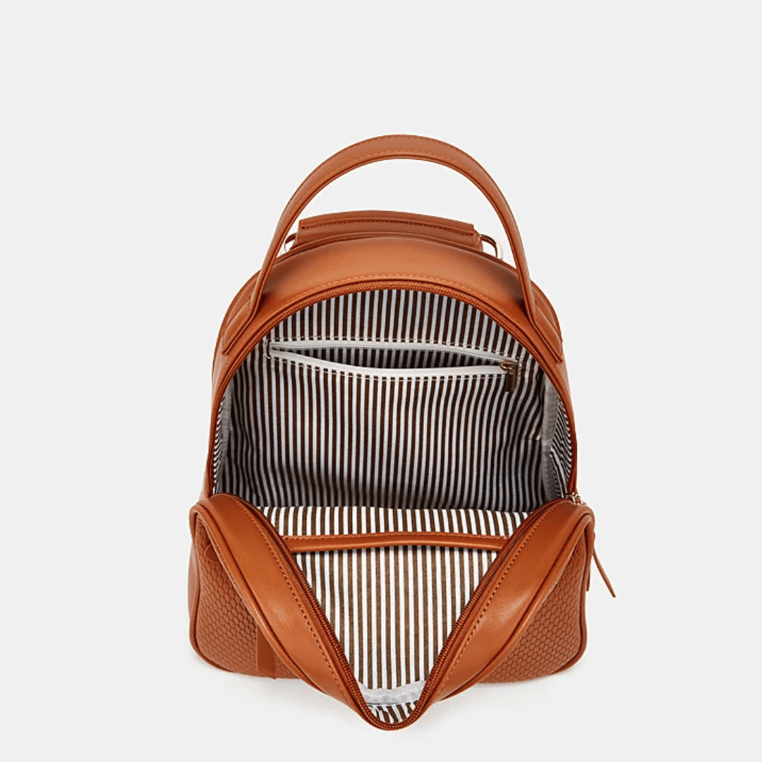 Kit mochila de couro Amanda Salles