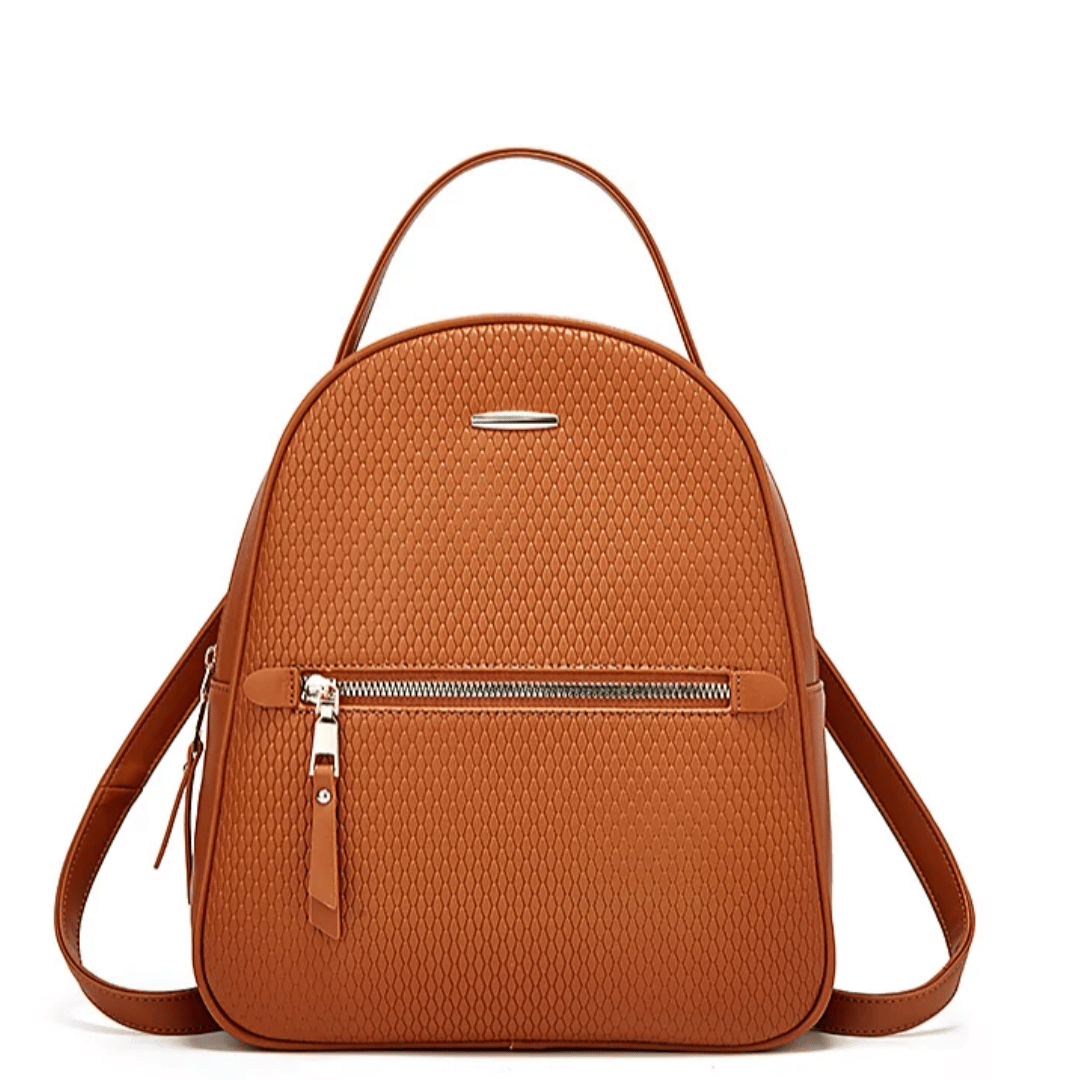 Kit mochila de couro Amanda Salles