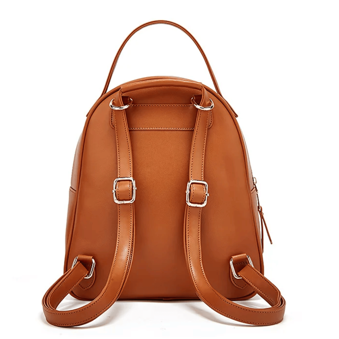 Kit mochila de couro Amanda Salles