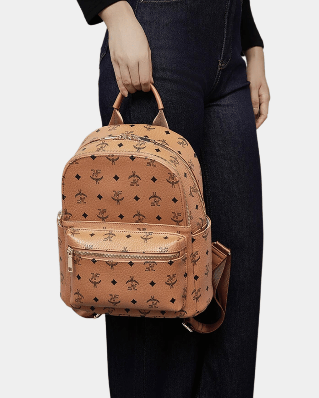 Mochila de couro Charlotte novo modelo 202