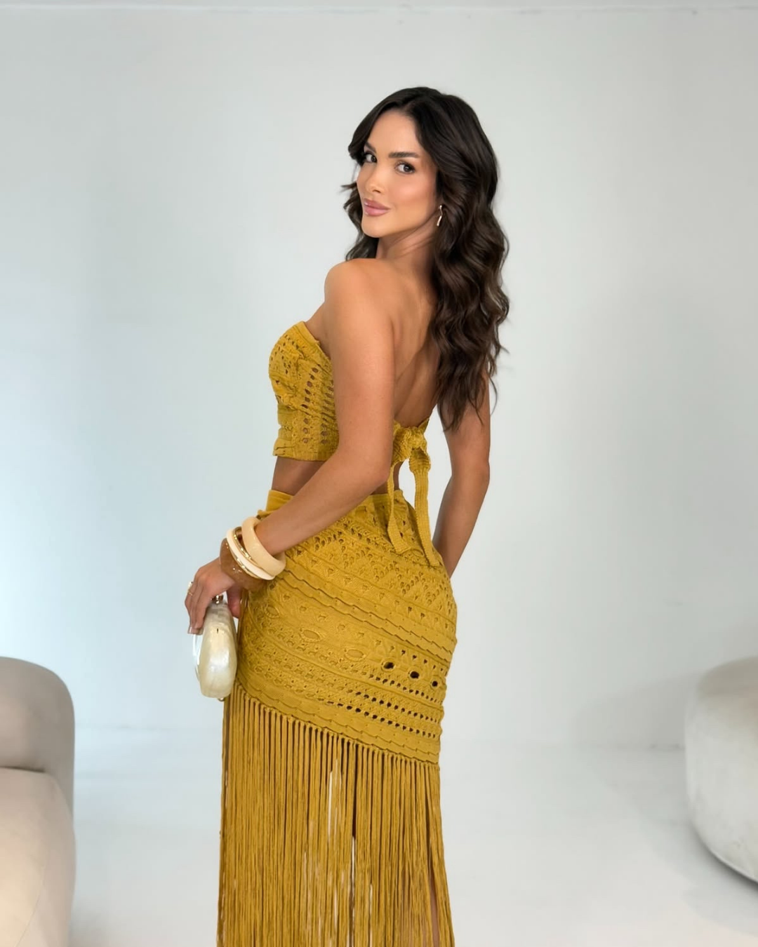 Conjunto Mirela tricot modal premium verão 2026
