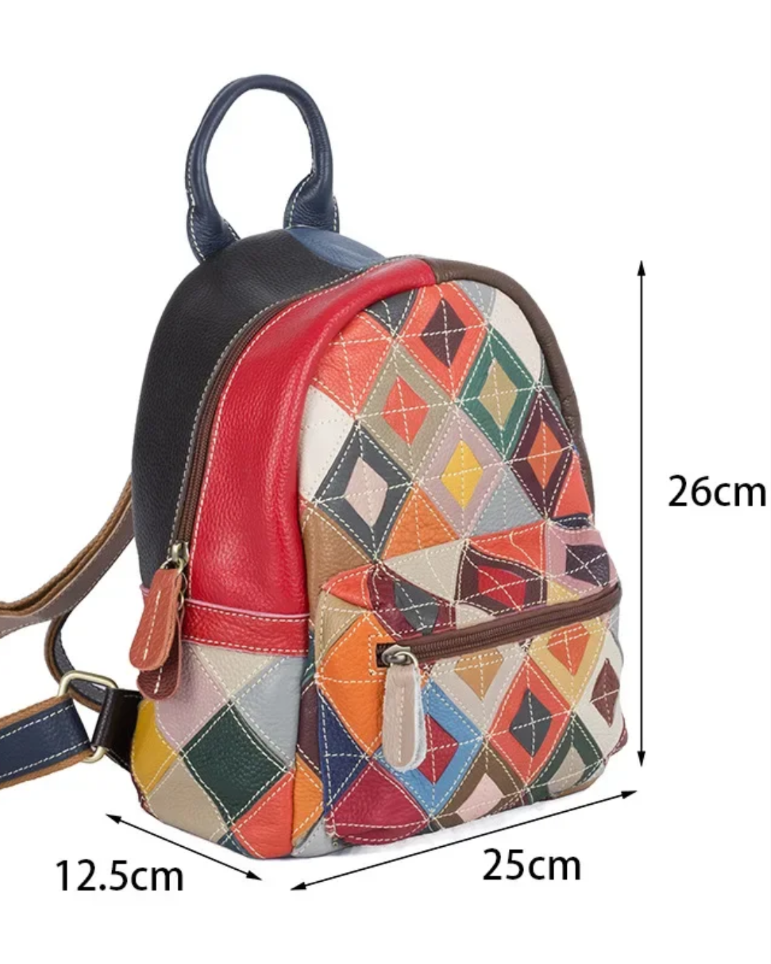 Mochila de couro Candy Colo