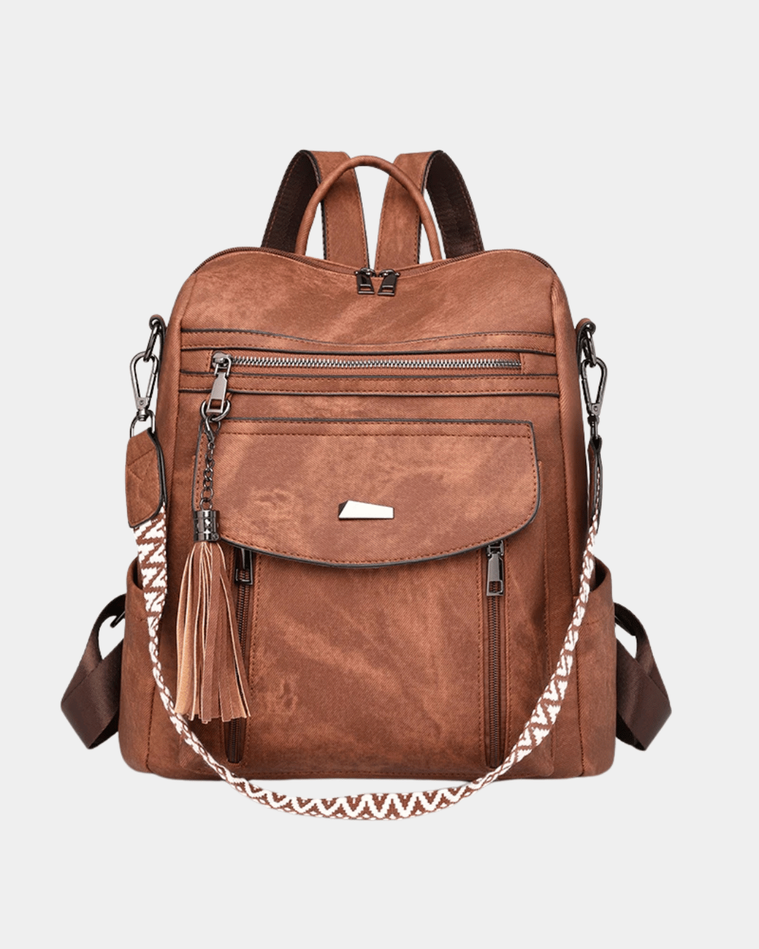 Mochila Sandy Vintage Couro, Nova Coleção 202