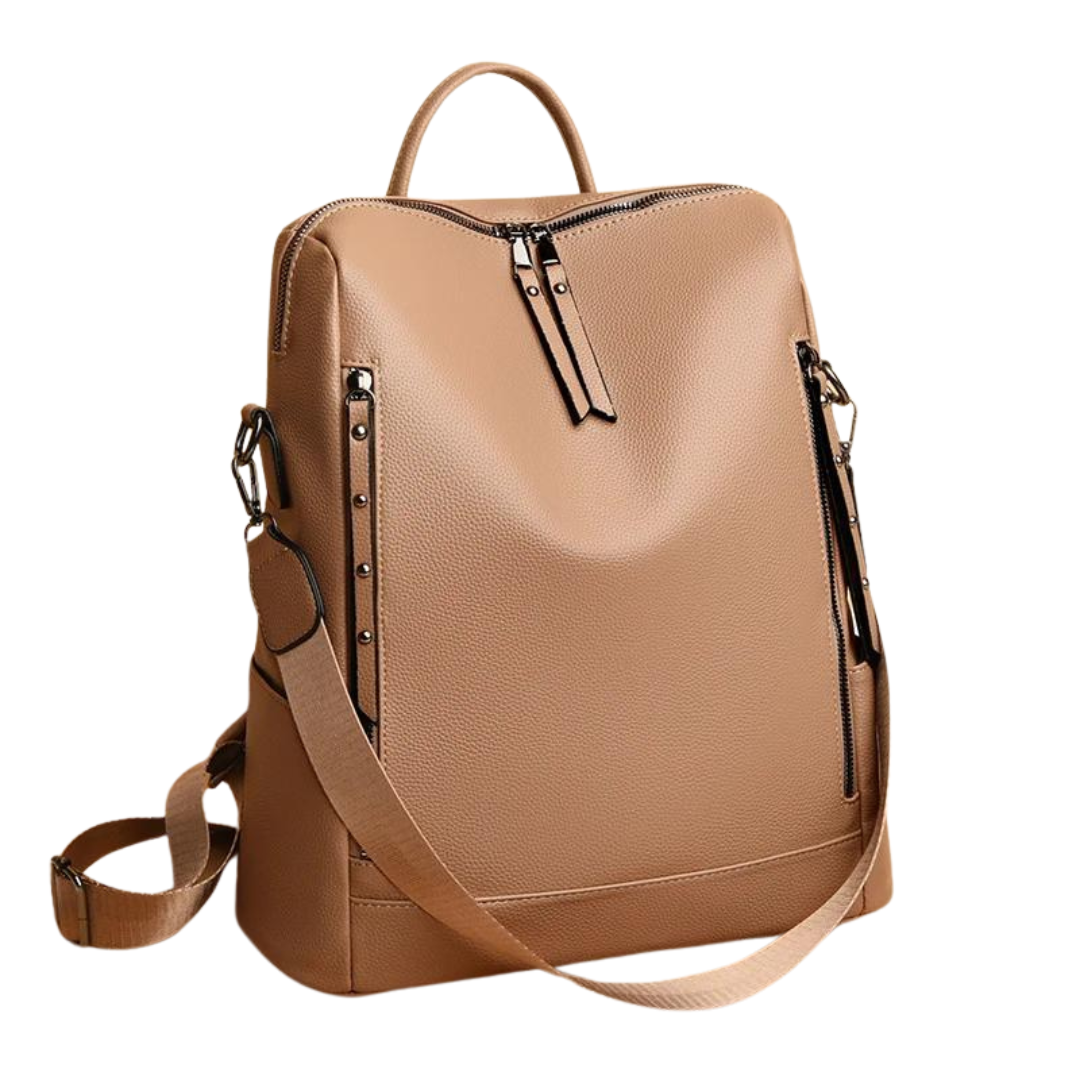 Mochila de couro Poliana