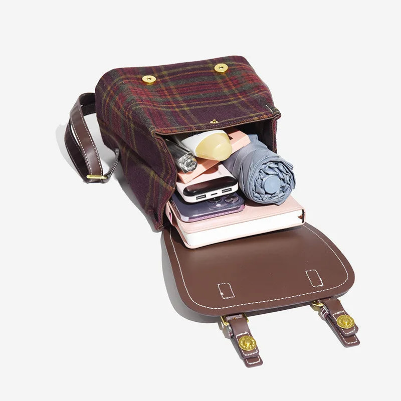 Mochila Lady em couro