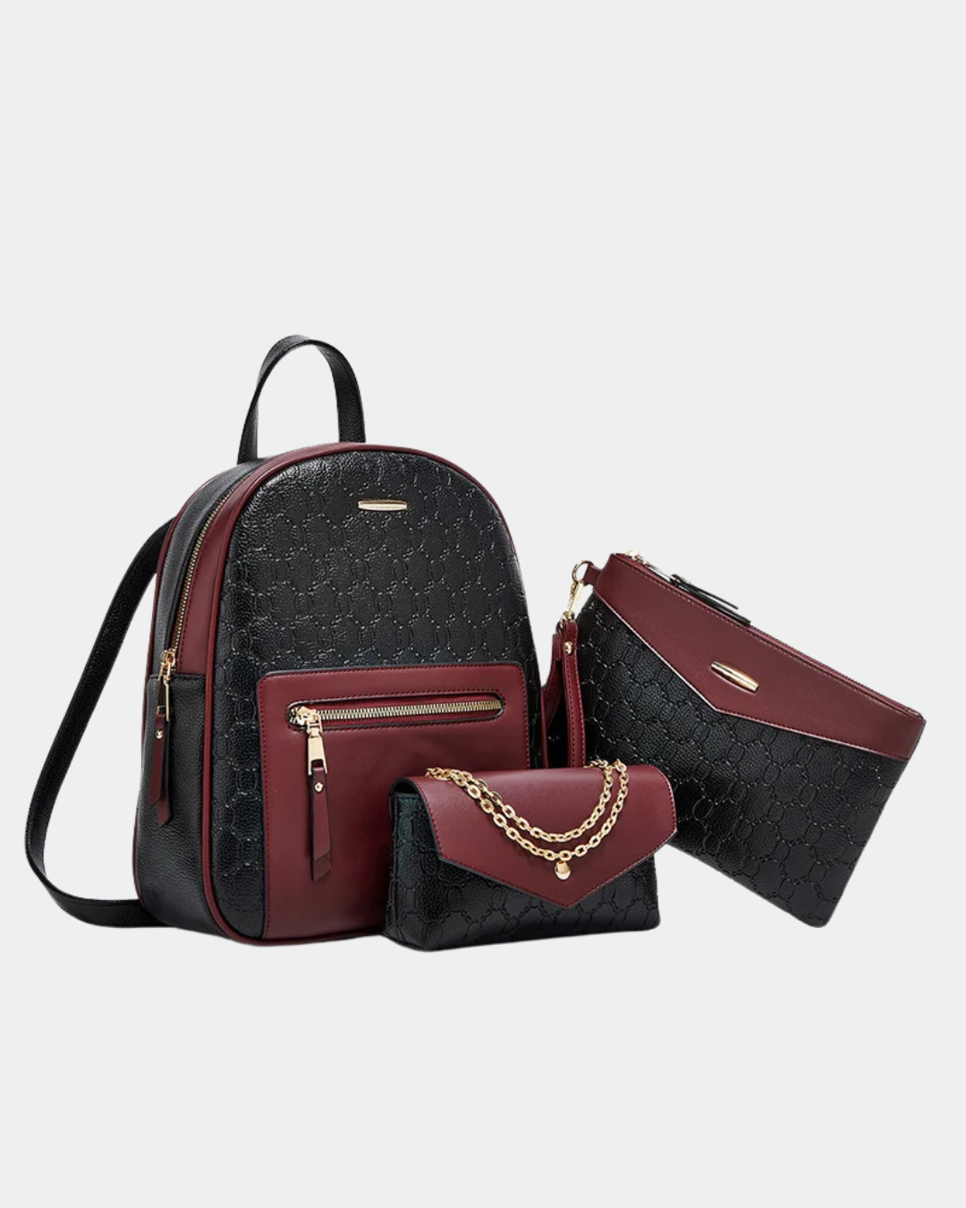 Kit mochila de couro Samira