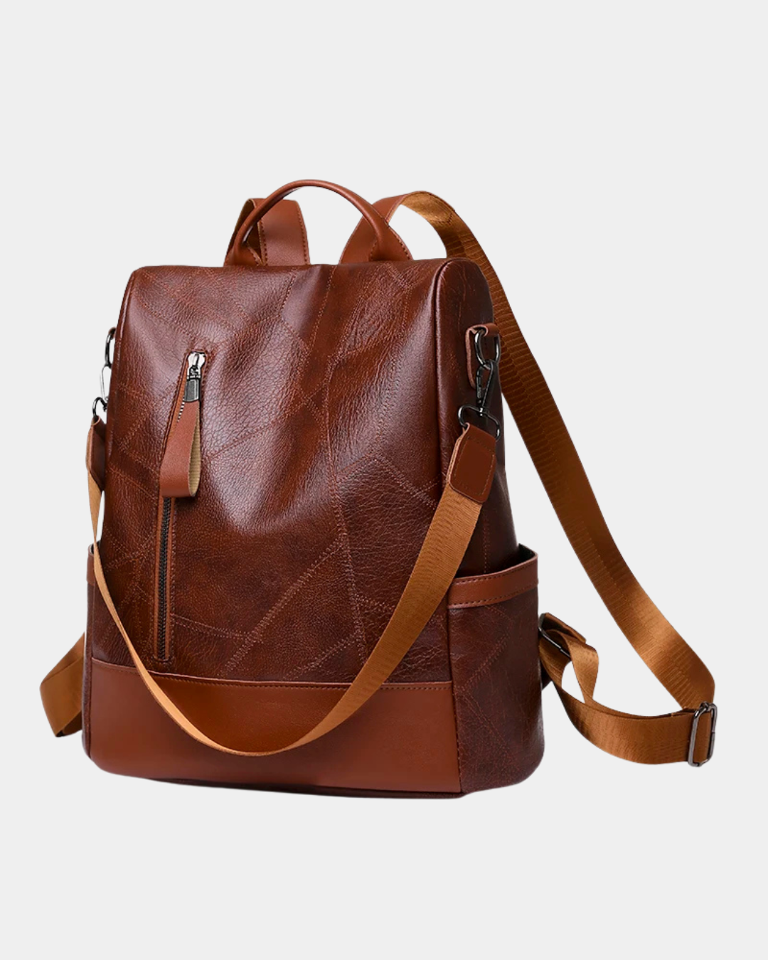 Nova mochila de couro macio 2025