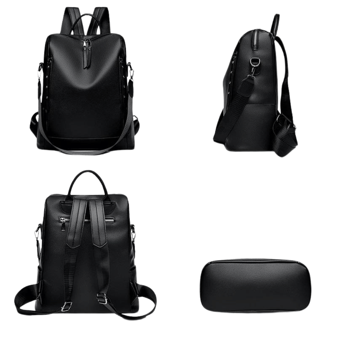 Mochila de couro Poliana